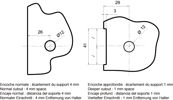 profil rail U 4,20 m anodisé naturel x 16 (botte) SECURITRACK