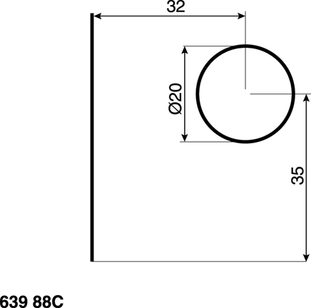 vibration-damper for 6 to 8.8 mm glass SECURITRACK