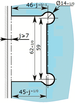 knob adler dia. 26 single  chromed  brass