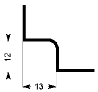 pivot clip-in-door lower /profil partition BSS aluminium