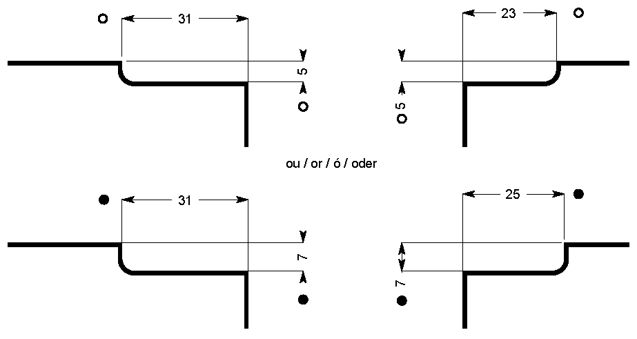 Platine d'espacement 60x60x5mm