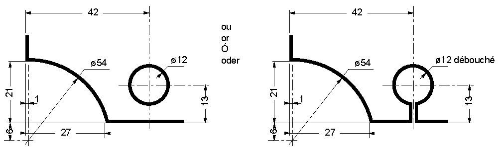 Laufschiene 4,20 m eloxiert naturfarben x 1 SECURITRACK