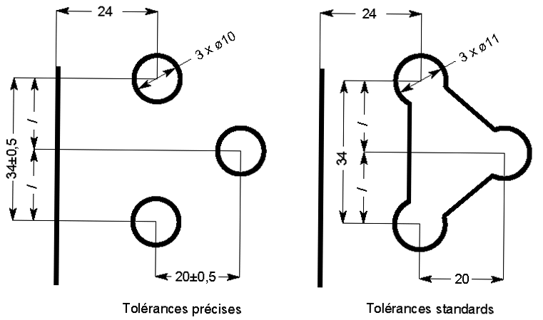 indexed hinge venus gl/gl.180 offset th.6 x2 satined brass