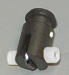 porte-molette en acier n°20 US avec molette Vitrum® N, 135° x 25