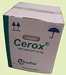 CEROX 1670 powder, used on wet felt x 20 kg