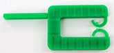 plastic wedges thickness 5 mm 40x30  x 1000    green