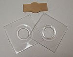Prestige kit for CAPSI wall/glass clamp, gilded brass