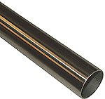 tube - brushed stainless steel tube diam. 25 x 1 mm