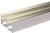 upper slide SECURITRACK 2,90m   bright anodised  aluminium
