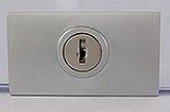 Cam lock 65x36 keyed alike nb 1 without key, mat chromed
