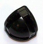 vitrine-ball at 90°, eight-sphere, 4 mm glass, black