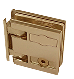 self-closing hinge capsi profil th.8 metal x2 gilded aluminium
