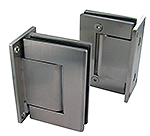 hinge  A.S. x2 wall/glass x2   satin stainless