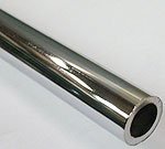 tube diam. ext. 14 mm et int. 10 mm, laiton chromé x 4m