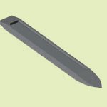 spatula for adhesive lead