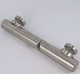 connector  adlock adjustable gl/gl  brushed stainless  steel