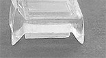 seal A.S. glass/glass 90 1/2 flat section gl. 10mm x 3m