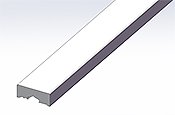 threshold strip capsi 14x5x2700 not drilled  chromed