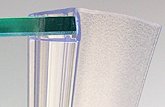 Dichtprofil adler Lippe versetzt 4-6mm x1m  PVC  transluzid