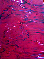film transparent Mylar®, marbled, 1 sheet, English red
