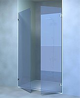 kit shower screen capsi niche 1 door WG 1 door WG anodised aluminium BSS effect