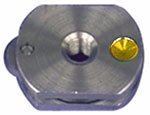 wheel-holder n°7, steel with Vitrum® N cutting wheel, 130° x 1