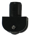 porte-molette n°5 en plastique technique avec molette Vitrum® N, 145° x 1