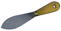 putty knife, boxwood type, laurel hinged leaf