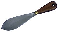 putty knife, curved dagger, boxwood