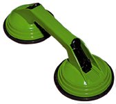 suction cup lifter, 2 cups, longitudinal handle