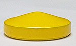 rosette, clip-on, brass, yellow, cone, dia. 30 mm