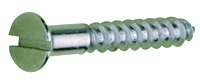 screws, brass countersunk head woodcrews, chromed, 3X16mm x 100