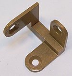 Winkel mit Scharnier, kleine Ausführung, Messing bronze