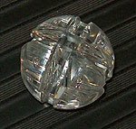 sphère-vitrine à 90°, épaisseur glace 5mm, cristal