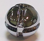 vitrine-ball at 120°, 4 mm, chromed