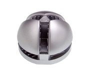 vitrine-ball at 120°, half-sphere, 4 mm glass, matt chromed