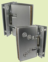 self-closing hinge isodouche gl/gl.90 x2  mat chrome brass