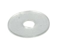 rondelles simple en PVC translucide, 6 X 19 mm