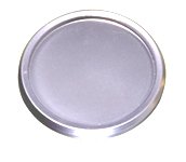self-adhesive finger pull tabs  round     silver