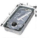 Türschließer Sevax F3 für Bodenmontage, Modell TSP, 105°