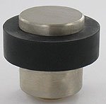 butoir métallique de style, H: 40 mm, diam.50 mm, nickel mat