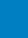 Transparente Polyesterfolie mylar®, 1 Blatt, einfarbig, Blau