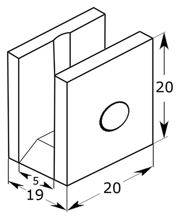key, After Sales Service, for lock TECYC-ADLER (on request)