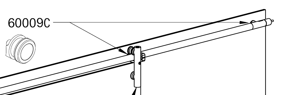 pupitre fixe d'atelier 450 X 300 X 130 cm (sur demande)