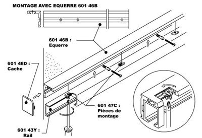 HAWA Junior 80/GP - Winkelprofil, naturfarben. Länge: 2,50 m