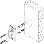 HAWA Purolino - garniture de centrage, grise