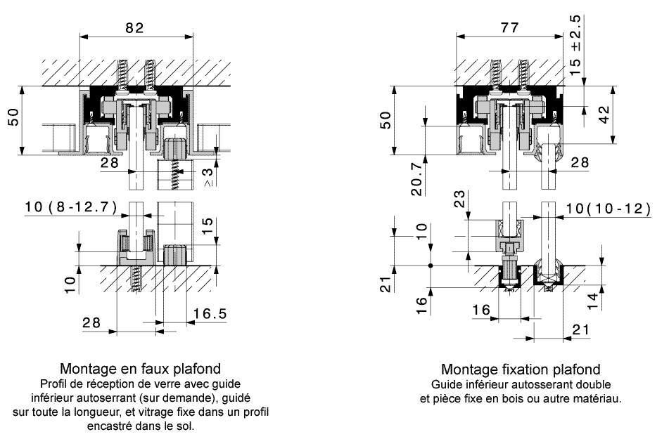 clip, 3 entries, slanted angles, lower, chromed brass
