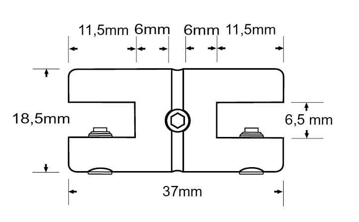 kit for suspended fixing with ballast (cable Ø 1.5 mm x 4 m)