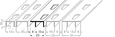 tabs dia. 20 mm thickness 5 to 8 mm