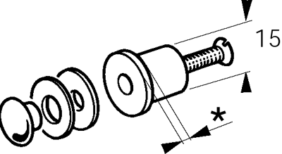 ausziehbare Versteifung adroll quadratisch 20x20 0,7m-1,4m Aluminium Kupfer